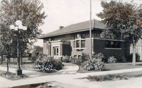 Public Library, Detroit Minnesota, 1920's