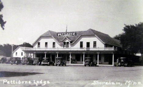 Pettibone Lodge, Detroit Minnesota, 1920's