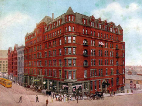 Hotel Spalding, Duluth Minnesota, 1908