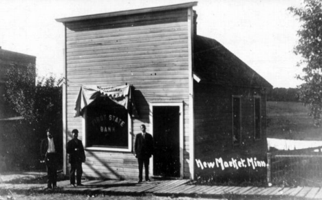 First State Bank, New Market Minnesota, 1908