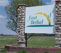 East Bethel Minnesota sign