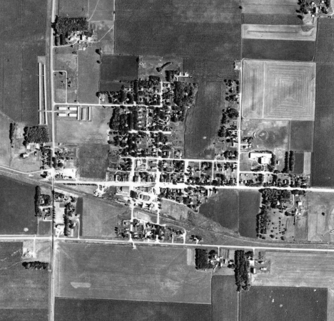 Aerial Photo. Echo Minnesota, 1955