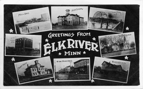 Multiple scenes, Elk River Minnesota, 1908