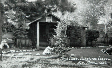 Main Lodge at Burntside Lodge, Ely Minnesota, 1940's