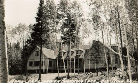 Maple Leaf Lodge on Basswood Lake, Ely Minnesota, 1940's