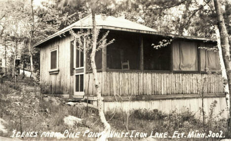 Pine Point on White Iron Lake, Ely Minnesota, 1940's