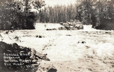 Seagull River, Superior National Forest, Ely Minnesota, 1940's