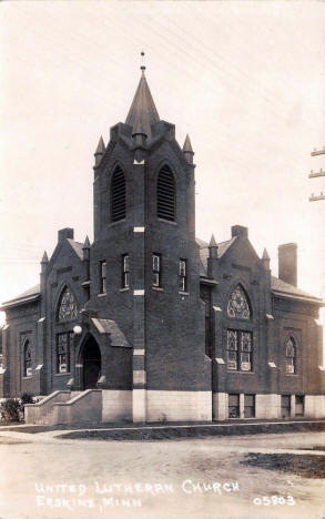 United Lutheran Church, Erskine Minnesota, 1940's