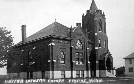 United Lutheran Church, Erskine Minnesota, 1921
