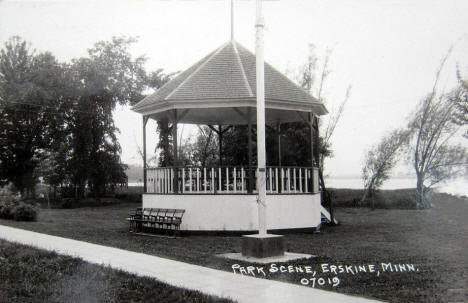 Park scene, Erskine Minnesota, 1930's