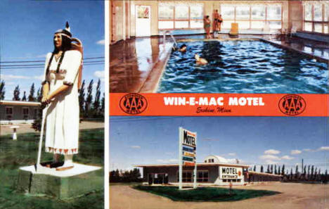 Win-E-Mac Motel, Erskine Minnesota, 1970's