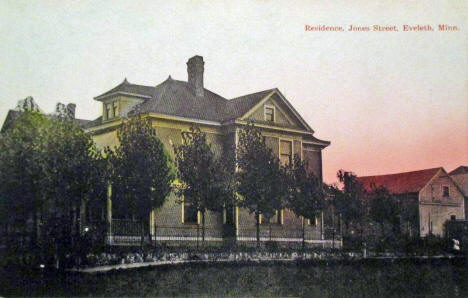 Residence, Jones Street, Eveleth Minnesota, 1908