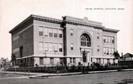 Fayal School, Eveleth Minnesota, 1916