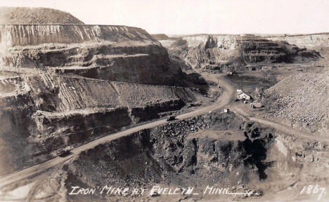 Iron Mine at Eveleth Minnesota, 1956
