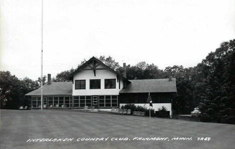 Interlaken Country Club, Fairmont Minnesota, 1940's