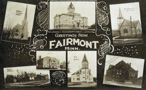 Multiple scenes, Fairmont Minnesota, 1911