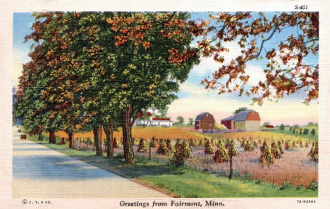 Farm scene, Fairmont Minnesota, 1937