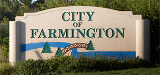 Farmington Minnesota welcome sign