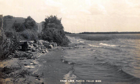Swan Lake, Fergus Falls Minnesota, 1910's