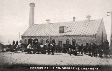 Fergus Falls Cooperative Creamery, Fergus Falls Minnesota, 1910's