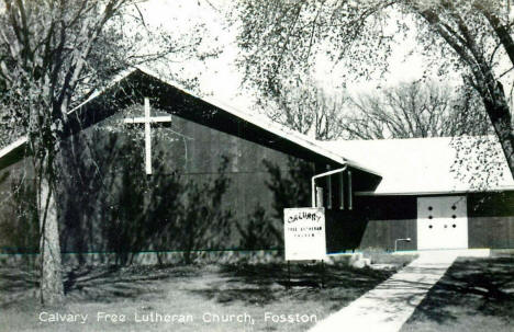 Calvary Free Lutheran Church, Fosston Minnesota, 1960's