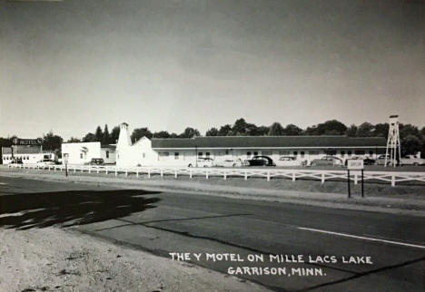 The Y Motel on Mille Lacs Lake, Garrison Minnesota, 1950's