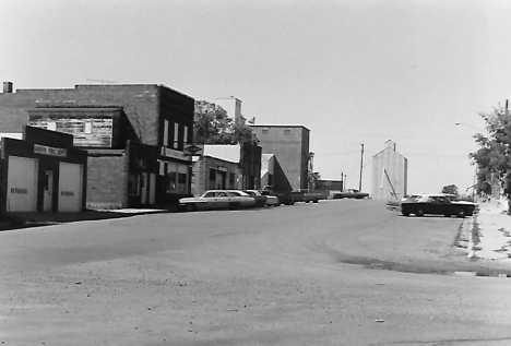 Street scene, Garvin Minnesota, 1974