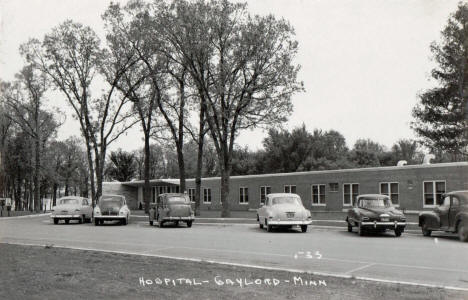 Hospital, Gaylord Minnesota, 1956