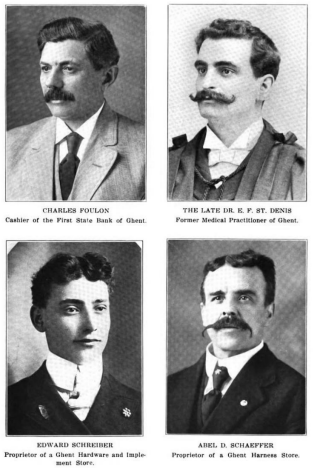 Prominent citizens of Ghent Minnesota, 1912
