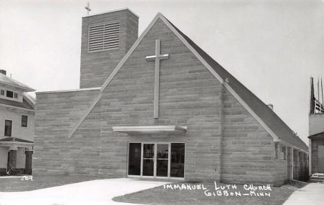 Immanual Lutheran Church, Gibbon Minnesota, 1950's