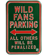 Minnesota Wild Metal Parking Sign