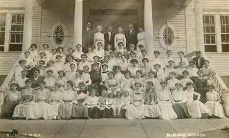 Summer School, Glencoe Minnesota, 1910