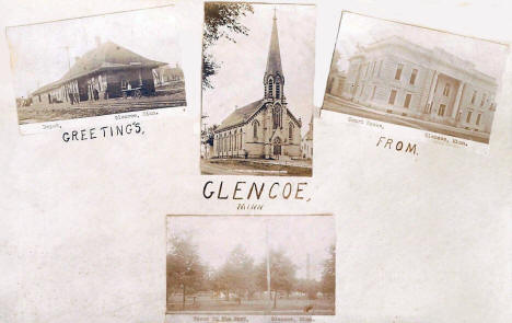 Multiple scenes, Glencoe Minnesota, 1910's