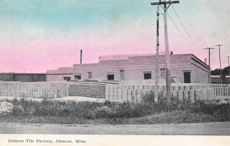 Glencoe Tile Factory, Glencoe Minnesota, 1910