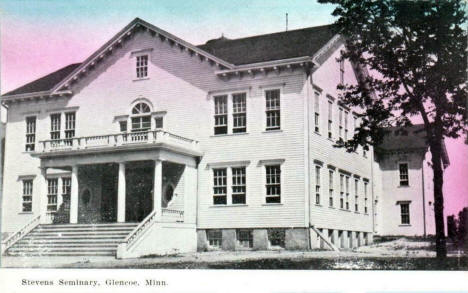 Stevens Seminary, Glencoe Minnesota, 1910's