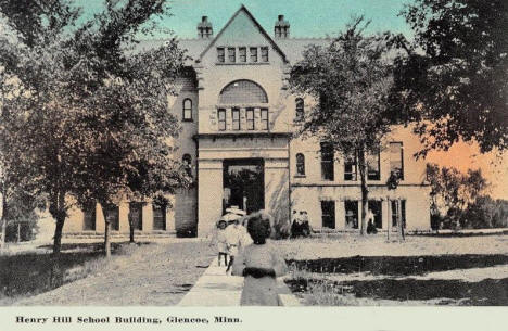 Henry Hill School Building, Glencoe Minnesota, 1918