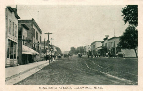Minnesota Avenue, Glenwood Minnesota, 1909