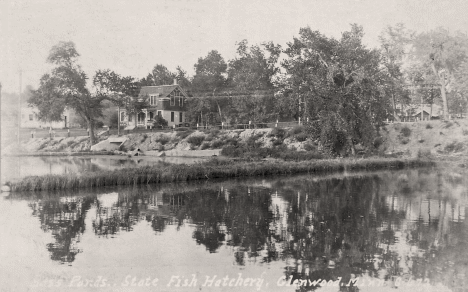 Bass Ponds, State Fish Hatchery, Glenwood Minnesota, 1929