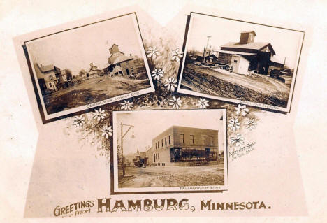 Multiple scenes, Hamburg Minnesota, 1910