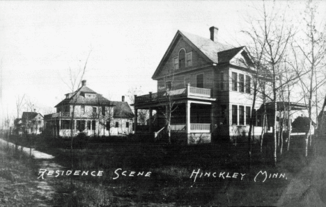 Residences, Hinckley Minnesota, 1918
