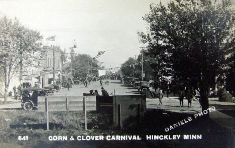 Corn and Clover Carnival, Hinckley Minnesota, 1920