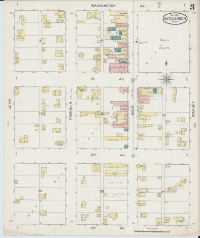 Sanborn Insurance Map of Hutchinson Minnesota, 1893