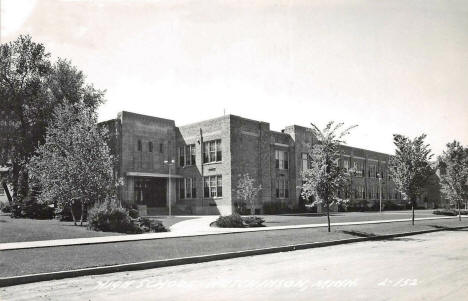High School, Hutchinson Minnesota, 1954