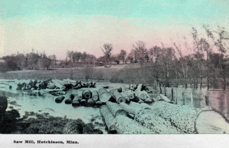 Saw Mill, Hutchinson Minnesota, 1910's