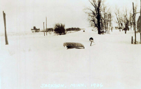 View after Winter Storm, Jackson Minnesota, 1936