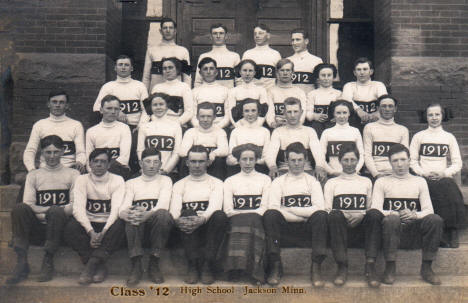 Class of 1912, Jackson High School, Jackson Minnesota