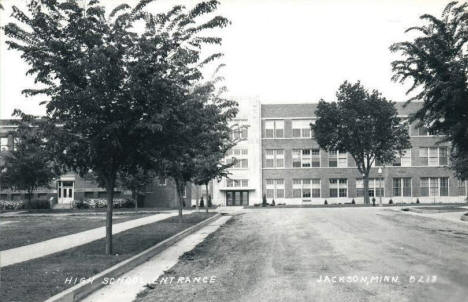 High School, Jackson Minnesota, 1950's