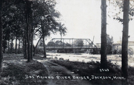Des Moines River Bridge, Jackson Minnesota, 1925