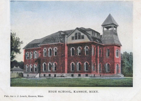 High School, Kasson Minnesota, 1909