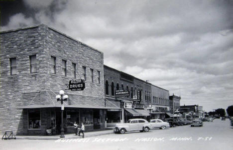 Business Section, Kasson Minnesota, 1950's